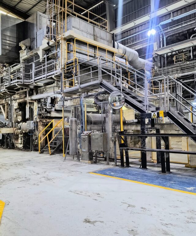 Planta de fabricación de papel tissue con soluciones químicas DIHECA